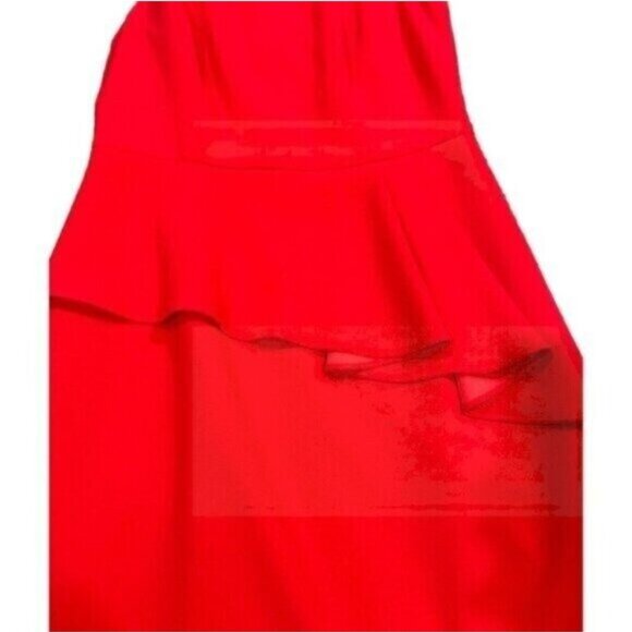 Carmen Marc Valvo Cocktail holiday dress Peplum Money Luxury Classic Sexy Fairy - Picture 11 of 11